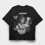 New Year Holiday Funny Collage, Tricou Oversize Barbati (Unisex)