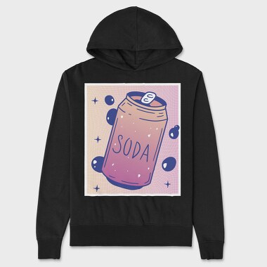 Vaporwave Soda Can, Hanorac Oversize Barbati (Unisex)