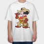 Cartoon Retro Mickey Mouse 4, Tricou Oversize Barbati (Unisex)