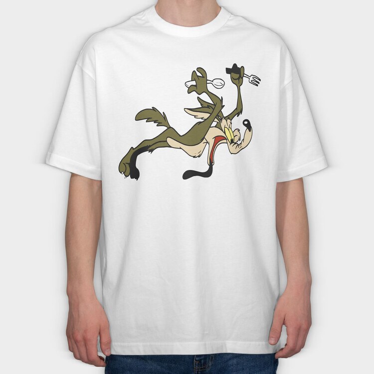 Cartoon Retro Looney Tunes 4, Tricou Oversize Barbati (Unisex)