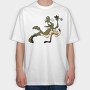 Cartoon Retro Looney Tunes 4, Tricou Oversize Barbati (Unisex)