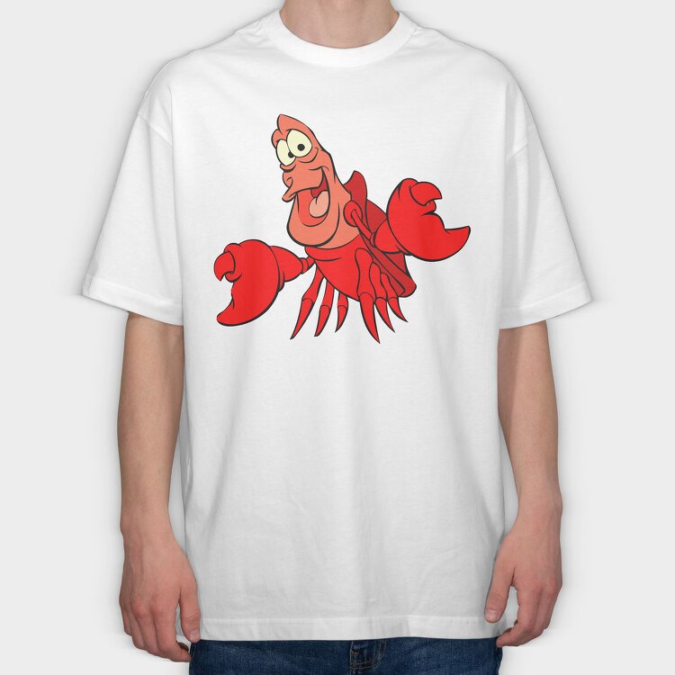 Cartoon Retro La Sirenta 4, Tricou Oversize Barbati (Unisex)