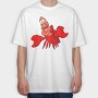 Cartoon Retro La Sirenta 4, Tricou Oversize Barbati (Unisex)