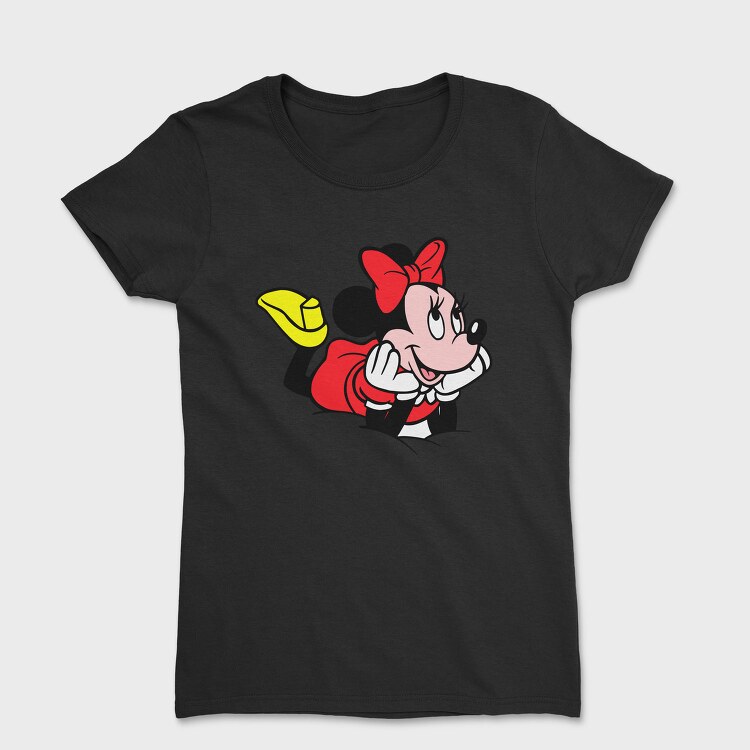 Cartoon Retro Minnie 4, Tricou Femei
