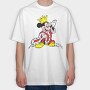 Cartoon Retro Mickey Mouse 3, Tricou Oversize Barbati (Unisex)