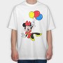 Cartoon Retro Minnie 3, Tricou Oversize Barbati (Unisex)