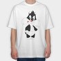 Cartoon Retro Looney Tunes Tiny 3, Tricou Oversize Barbati (Unisex)