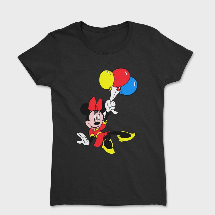 Cartoon Retro Minnie 3, Tricou Femei