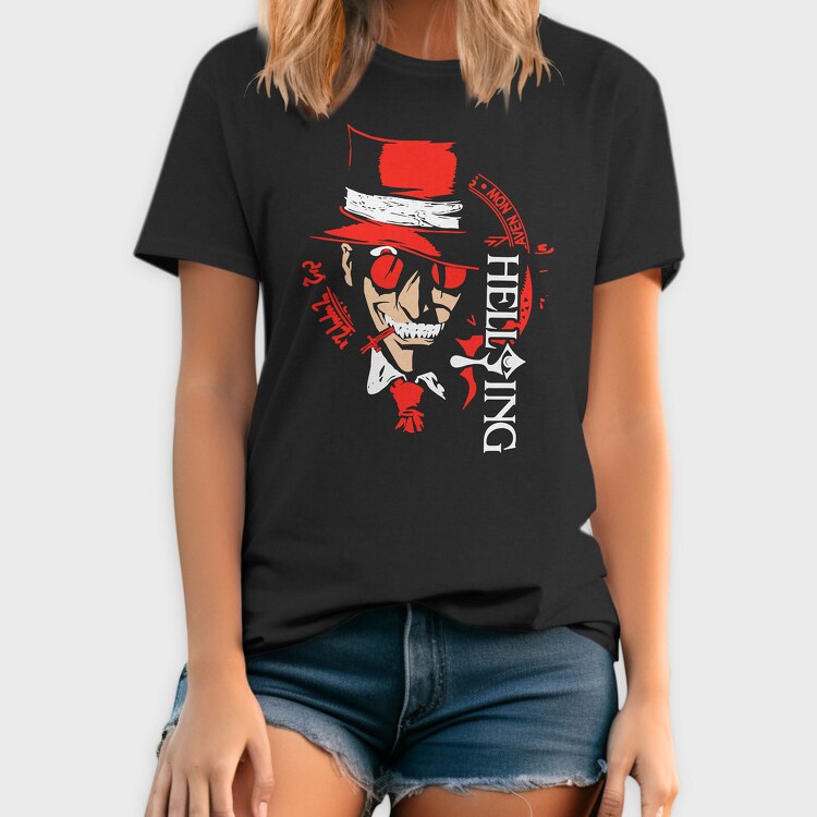 Hellsing Alucard, Tricou Barbati (Unisex)
