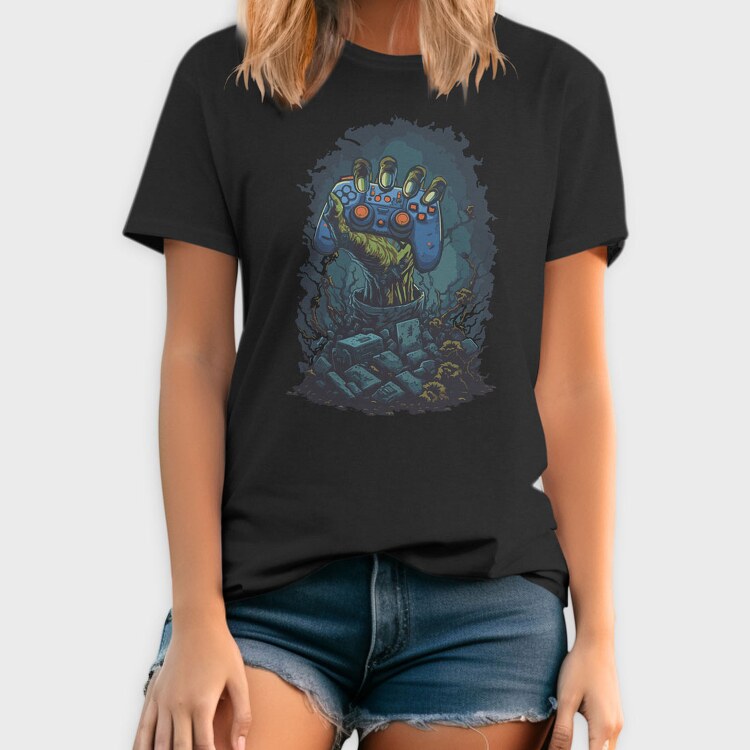 Zombie Gaming Hand, Tricou Barbati (Unisex)
