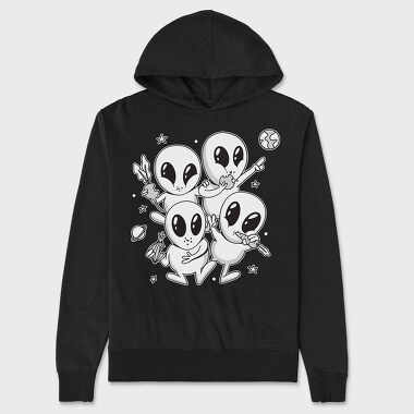 Vegetable Aliens, Hanorac Oversize Barbati (Unisex)