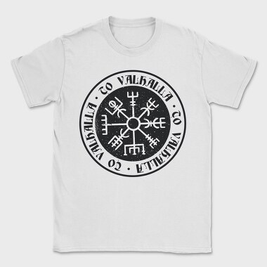Vegvisir Compass To Valhalla, Tricou Barbati (Unisex)