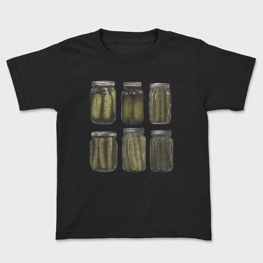 Vintage Pickles Jar Graphic Canned, Tricou Copii