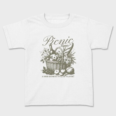 Vintage Picnic Basket, Tricou Copii