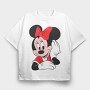 Cartoon Retro Minnie 6, Tricou Oversize Barbati (Unisex)