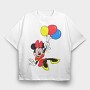 Cartoon Retro Minnie 3, Tricou Oversize Barbati (Unisex)