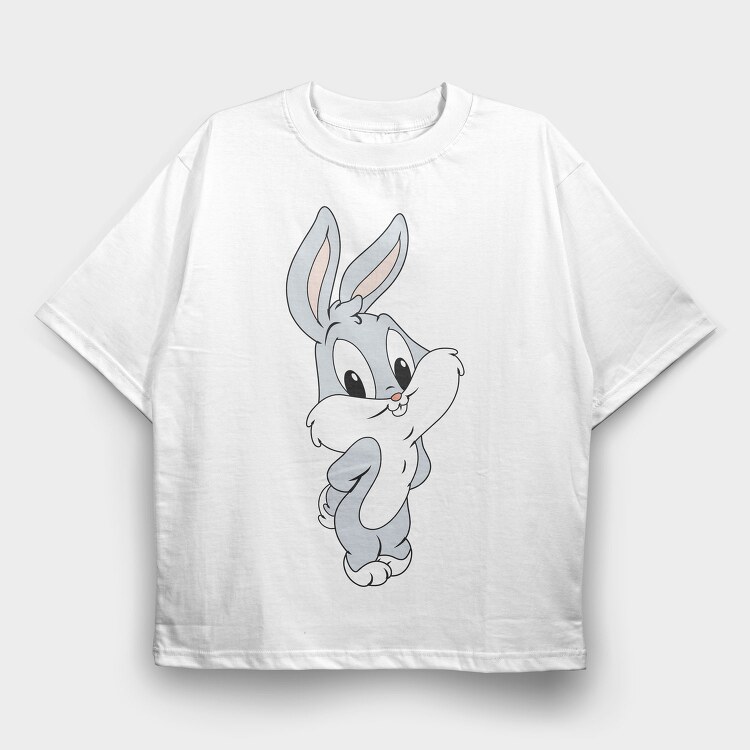 Cartoon Retro Looney Tunes Tiny 6, Tricou Oversize Barbati (Unisex)