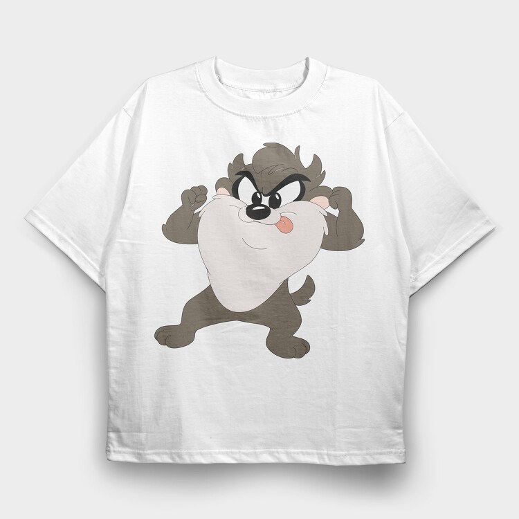 Cartoon Retro Looney Tunes Tiny 4, Tricou Oversize Barbati (Unisex)