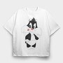 Cartoon Retro Looney Tunes Tiny 3, Tricou Oversize Barbati (Unisex)