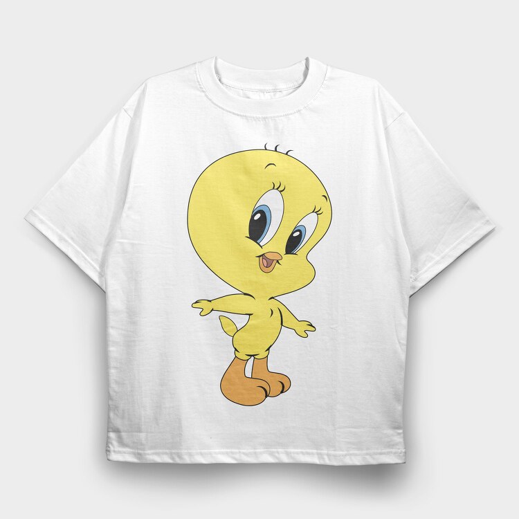 Cartoon Retro Looney Tunes Tiny 2, Tricou Oversize Barbati (Unisex)