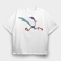 Cartoon Retro Looney Tunes 5, Tricou Oversize Barbati (Unisex)