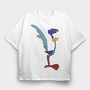 Cartoon Retro Looney Tunes 1, Tricou Oversize Barbati (Unisex)