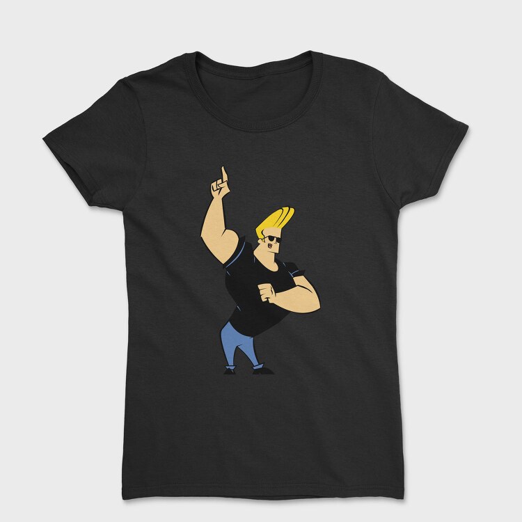 Cartoon Retro Johny Bravo 1, Tricou Femei