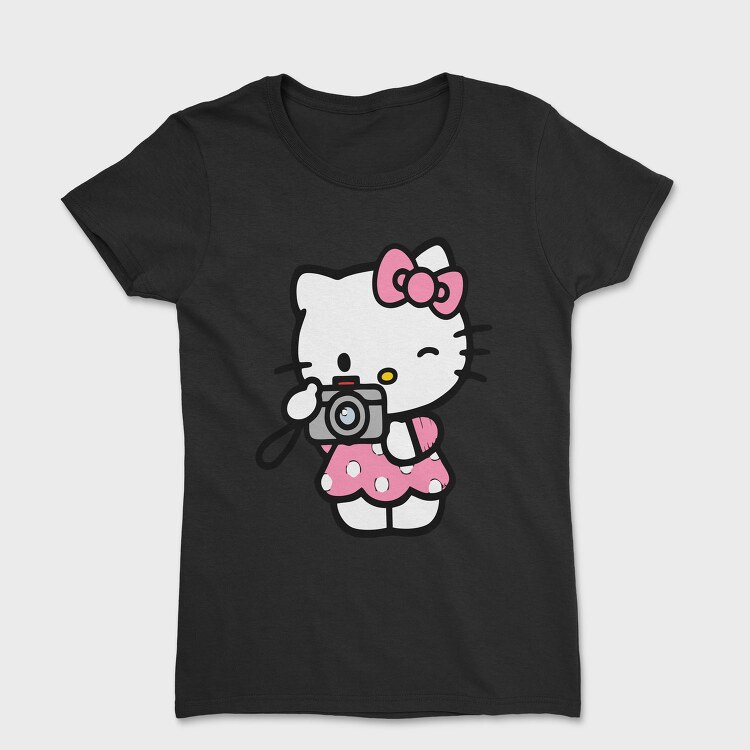 Cartoon Retro Hello Kitty 1, Tricou Femei