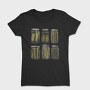 Vintage Pickles Jar Graphic Canned, Tricou Femei