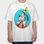 Cartoon Retro Goofy 6, Tricou Oversize Barbati (Unisex)