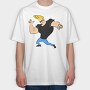 Cartoon Retro Johny Bravo 6, Tricou Oversize Barbati (Unisex)