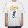 Cartoon Retro Hey Arnold 6, Tricou Oversize Barbati (Unisex)