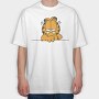 Cartoon Retro Garfield 6, Tricou Oversize Barbati (Unisex)