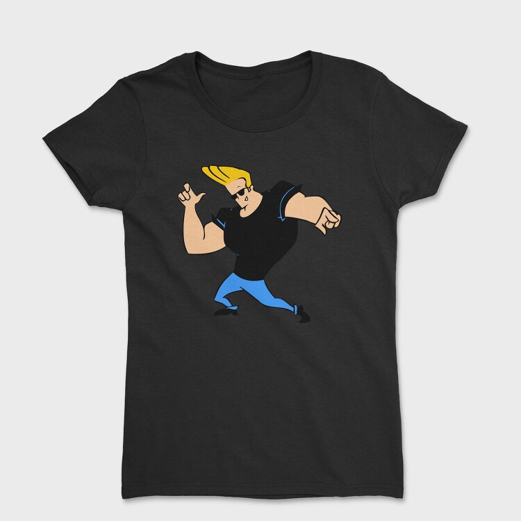 Cartoon Retro Johny Bravo 6, Tricou Femei