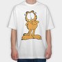 Cartoon Retro Garfield 5, Tricou Oversize Barbati (Unisex)