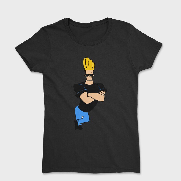 Cartoon Retro Johny Bravo 5, Tricou Femei