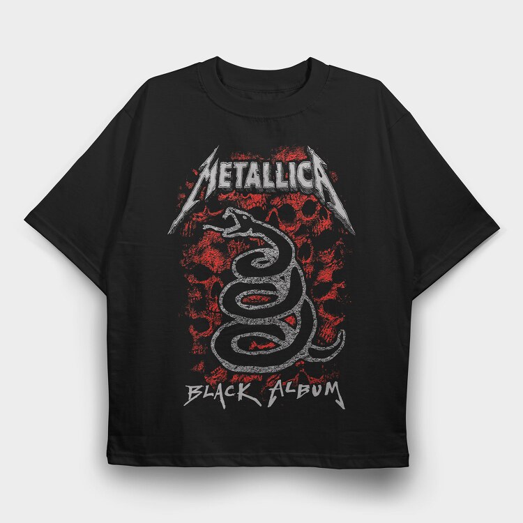 Metallica 8, Tricou Oversize Barbati (Unisex)