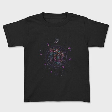 Virgo Floral Zodiac Sign 06, Tricou Copii