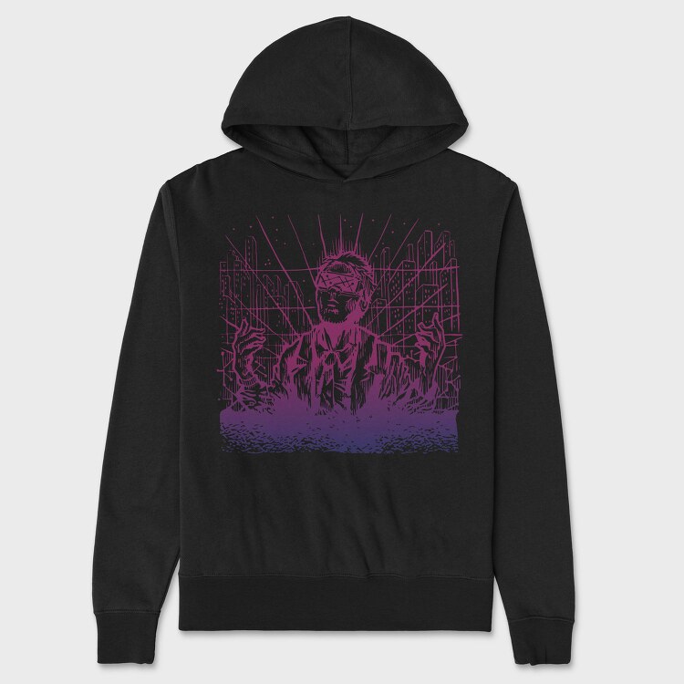 Vr City, Hanorac Oversize Barbati (Unisex)