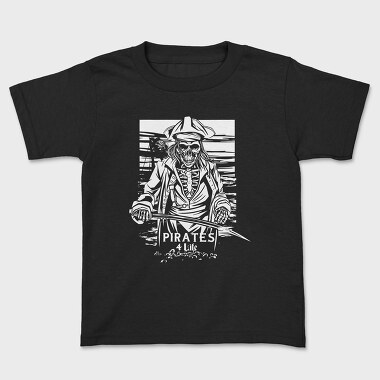 Pirate Skeleton, Tricou Copii