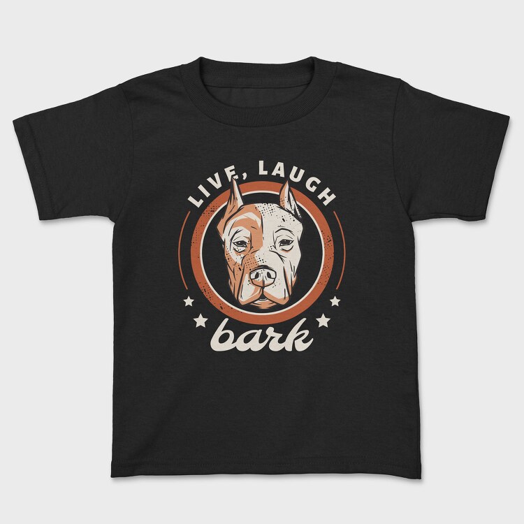 Pitbull Dog Badge Dogo, Tricou Copii