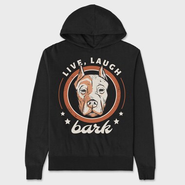 Pitbull Dog Badge Dogo, Hanorac Oversize Barbati (Unisex)
