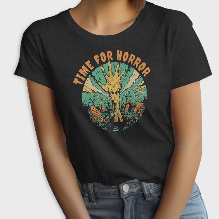 Zombie Hand Time for Horror, Tricou Femei