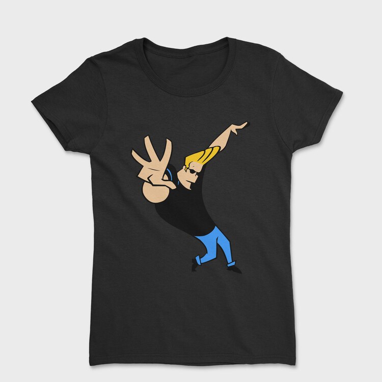Cartoon Retro Johny Bravo 4, Tricou Femei
