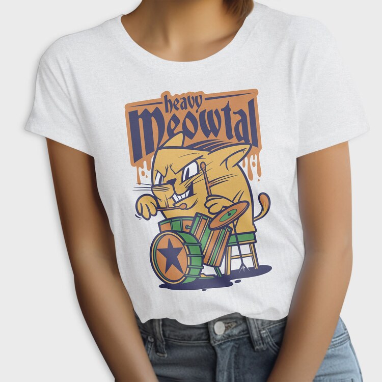 Cat Drummer 2, Tricou Femei