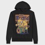 Cat Drummer 2, Hanorac Oversize Barbati (Unisex)