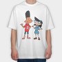 Cartoon Retro Hey Arnold 2, Tricou Oversize Barbati (Unisex)