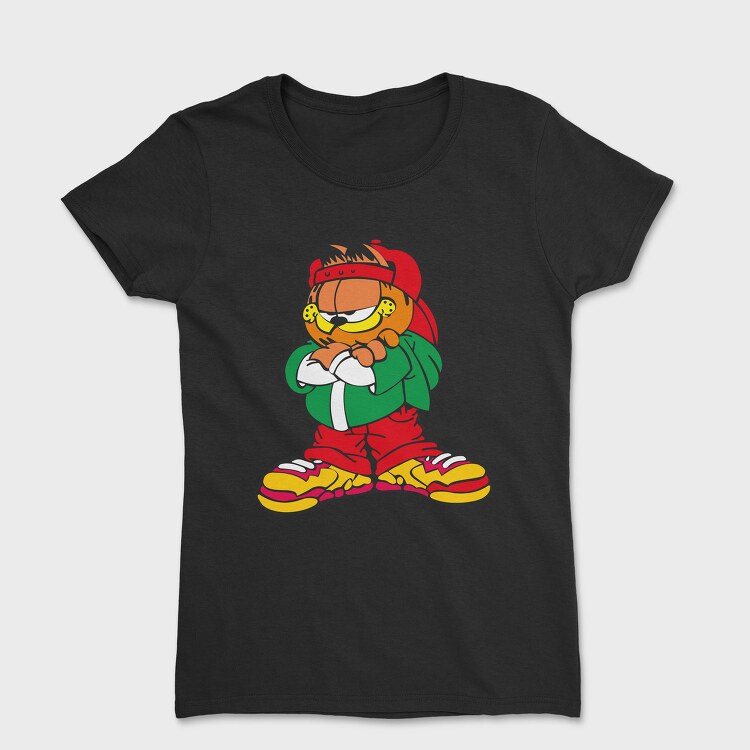 Cartoon Retro Garfield 2, Tricou Femei