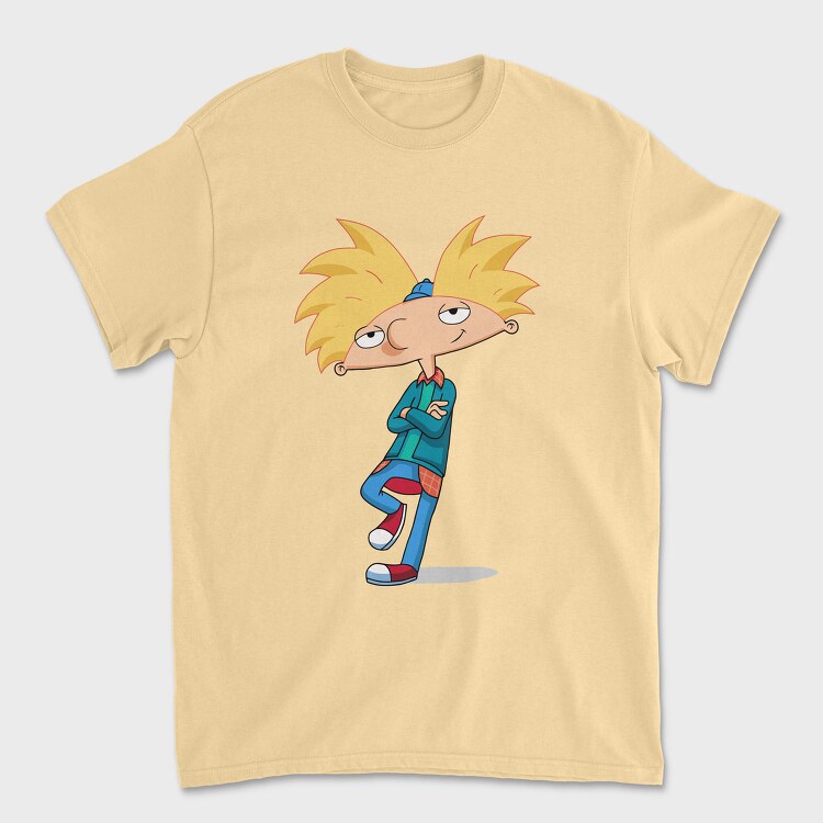 Cartoon Retro Hey Arnold 6, Tricou Barbati (Unisex)