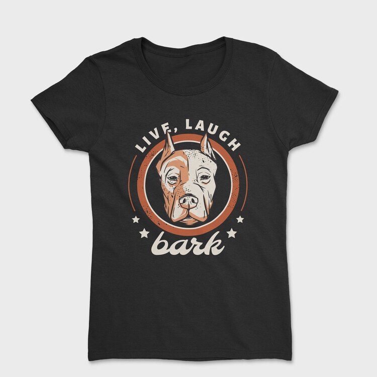 Pitbull Dog Badge Dogo, Tricou Femei